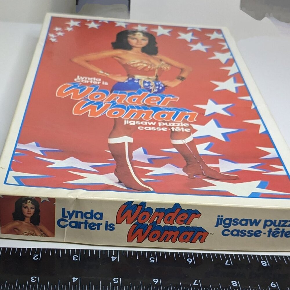 Wonder Woman Puzzle Box Empty Gift Box Vintage Retro Original